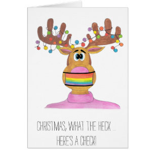 Geldumschlag LGBT Rudolph Masked Reindeer