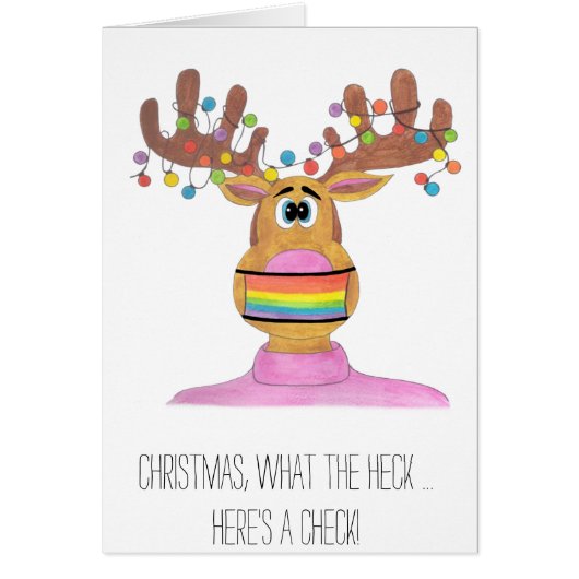 Geldumschlag LGBT Rudolph Masked Reindeer (Vorne)