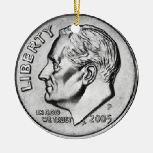 Geldverzierung Keramik Ornament (Vorne)