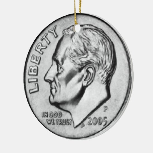 Geldverzierung Keramik Ornament (Links)