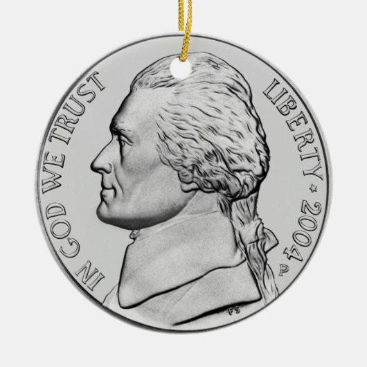 Geldverzierung Keramik Ornament (Vorne)