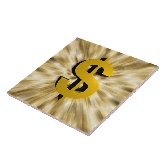 Geldzeichen Fliese (Seite)