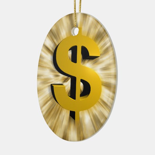 Geldzeichen Keramikornament (Links)