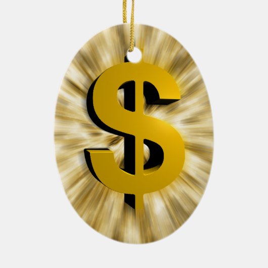 Geldzeichen Keramikornament (Hinten)