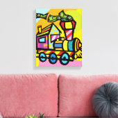 Geldzug Leinwanddruck (Insitu (Wohnzimmer))