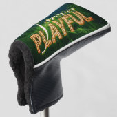 "Gelebt für immer: Das Kind in sich einbinden" Golf Headcover (3/4 Vorderseite)