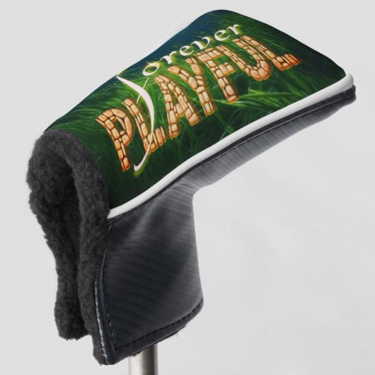 "Gelebt für immer: Das Kind in sich einbinden" Golf Headcover (3/4 Vorderseite)