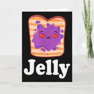 Gelee & Erdnussbutter Valentinstag Er & Si Karte
