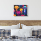 Gelee aus Unterwasser-See zum Zuhause | Canvas Pri Leinwanddruck (Insitu (Schlafzimmer))