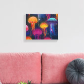 Gelee aus Unterwasser-See zum Zuhause | Canvas Pri Leinwanddruck (Insitu (Wohnzimmer))