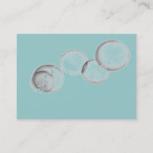 Gelee/Blasen Visitenkarte (Rückseite)