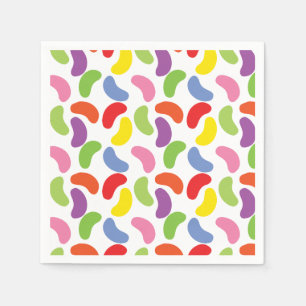 Gelee-Bohnen-Muster-buntes niedliches Serviette