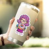 "Gelee?" Funny Donut Lovers Aufkleber