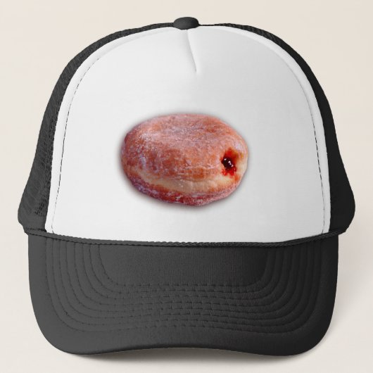 Gelee gefüllter Krapfen Truckerkappe (Vorderseite)
