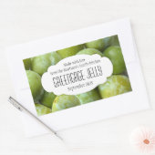 Gelee Gelee Konfitüre Konservierungskleber Rechteckiger Aufkleber (Umschlag)