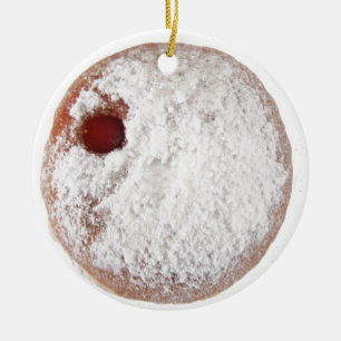 Gelee-Krapfen Keramik Ornament