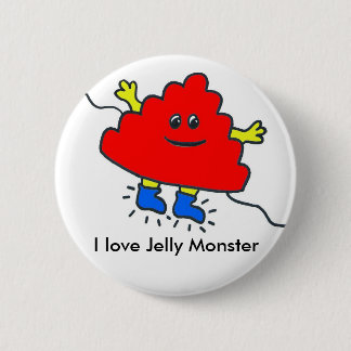 Gelee-Monster-Abzeichen Button