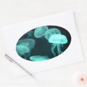 Gelee Ovaler Aufkleber (Umschlag)