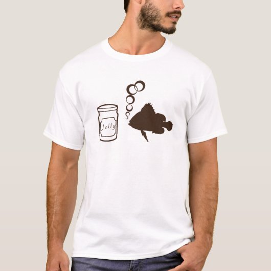 Gelee und Fische machen Gelee T-Shirt (Vorderseite)