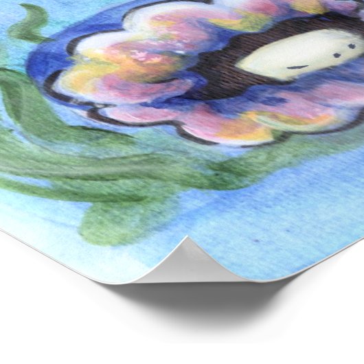 Gelee und Seestern Poster (Ecke)