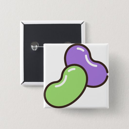 Geleebohnen Button (Vorne & Hinten)