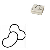 Geleebohnen Gummistempel (Stempel)