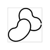 Geleebohnen Gummistempel (Prägung)
