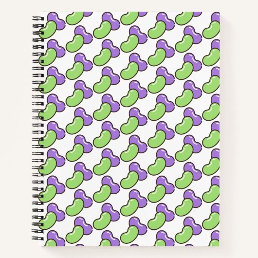 Geleebohnen Notizblock (Vorderseite)