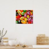 Geleebohnen Poster (Küche)