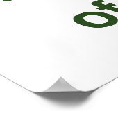 Geleebohnen sind wegen Schellack schlank - Lebensm Poster (Ecke)