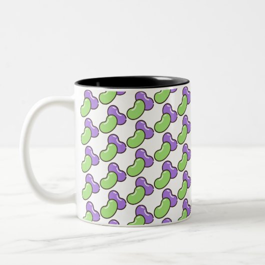 Geleebohnen Zweifarbige Tasse (Links)