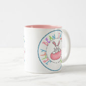 Geleebonbon-Geschmack-Prüfvorrichtung Zweifarbige Tasse (VorderseiteRechts)