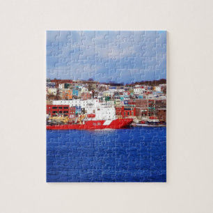 Geleebonbon-Häuser in Johannes Puzzle