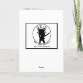 Geleebonbon-Karte Feiertagskarte (Rückseite)