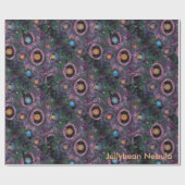 Geleebonbon-Nebelfleck, in dem Geleebonbone Geschenkpapier (Flach)