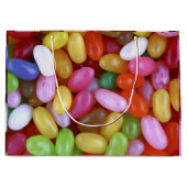 Geleebonbons auf großer Geschenk-Tasche Große Geschenktüte (Vorderseite)