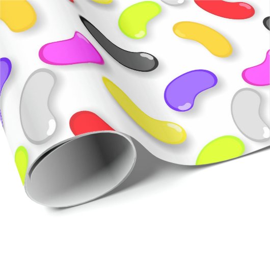 Geleebonbons Geschenkpapier (Rolleneckpunkt)