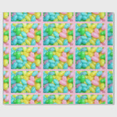 Geleebonbonsüßigkeiten Geschenkpapier (Flach)