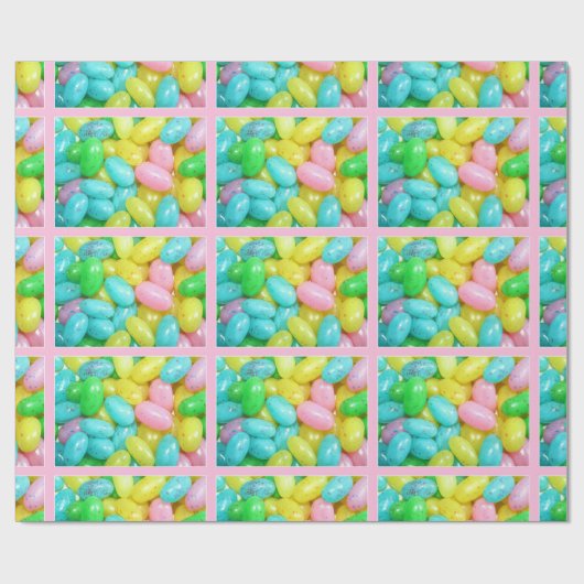 Geleebonbonsüßigkeiten Geschenkpapier (Flach)