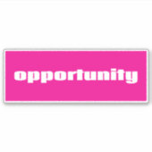 Gelegenheit Aufkleber (Vorderseite)