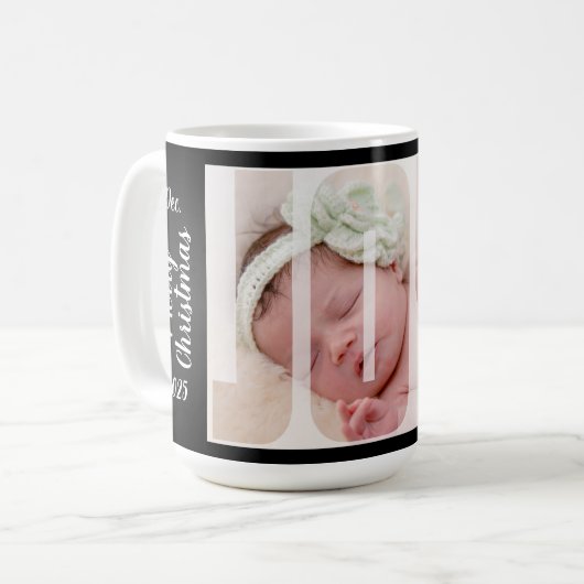 Gelegenheit - DIY Foto und Namen Kaffeetasse (Vorderseite Links)