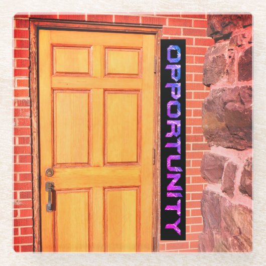 Gelegenheit Glasuntersetzer (Vorderseite)