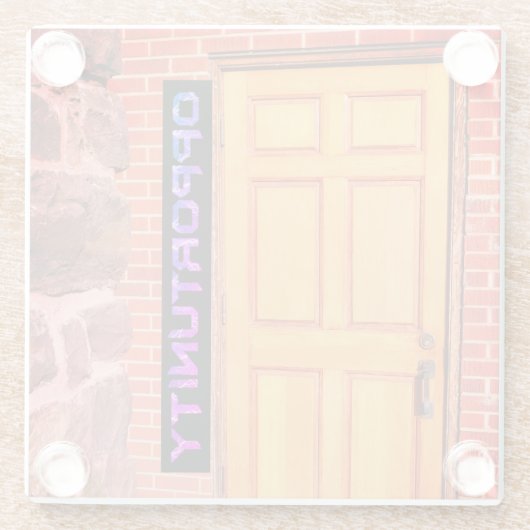 Gelegenheit Glasuntersetzer (Rückseite)