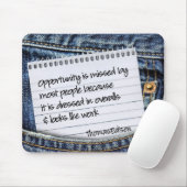 Gelegenheit inspirierend Mousepad (Mit Mouse)