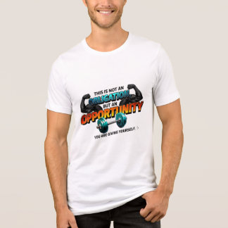 Gelegenheit, keine Verpflichtung Gym-Quote Tri-Blend Shirt