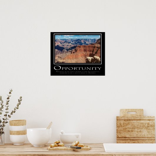 Gelegenheit Poster (Küche)