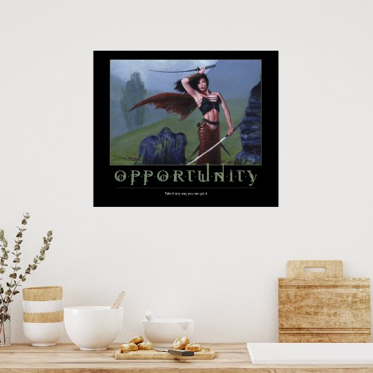 Gelegenheit Poster (Küche)