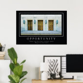 Gelegenheit Poster (Heimbüro)