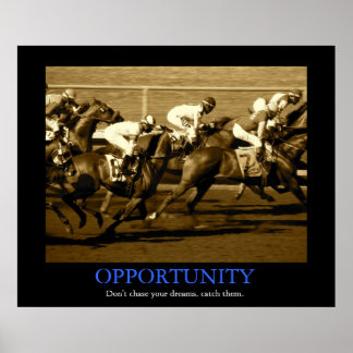 Gelegenheit Poster