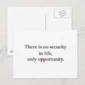 Gelegenheit Postkarte (Vorne/Hinten)